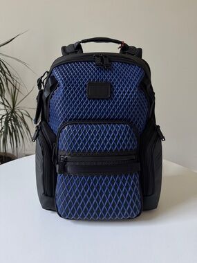 Tumi Alpha Bravo Navigation Backpack, Electric Blue
